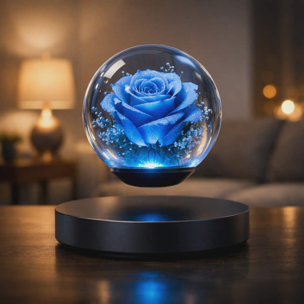 The Enchanting Levitating Eternal Flower Lamp: A Gift That Floats Forever