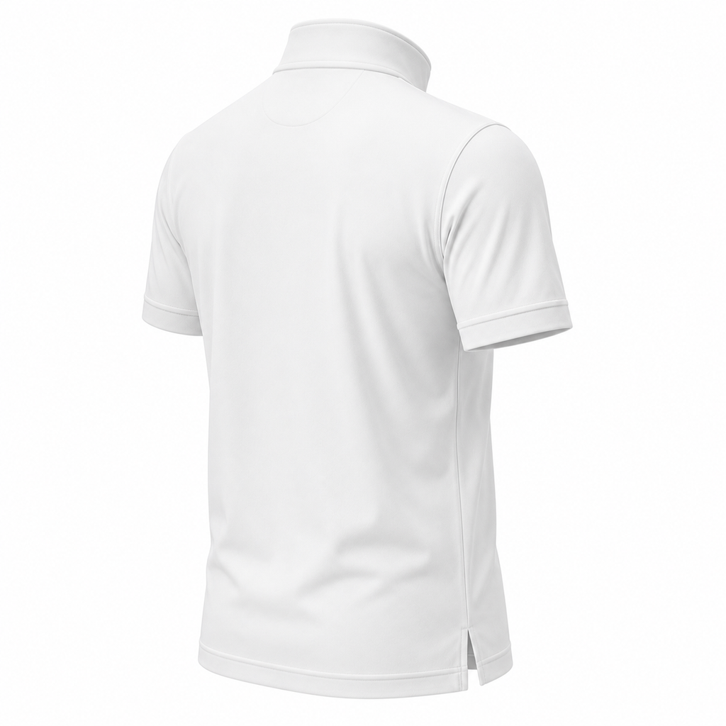 Back view of the BENOS Sovereign Signature T-Shirt GEN 2 in white